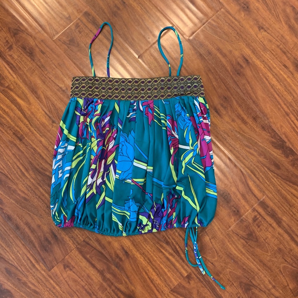 Victorias Secret Floral Resort Top with straps